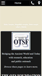 Mobile Screenshot of otsf.org